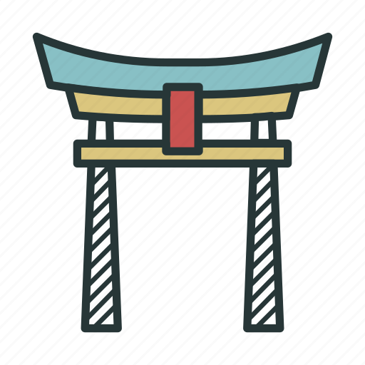 Abode, bird, gate, japan, torii, japanese, samurai icon - Download on Iconfinder