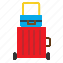 bag, baggage, briefcase, case, luggage, suitcase