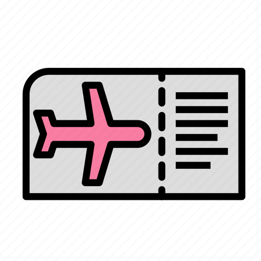 Air, distance, plane, ticket, travel, trip icon - Download on Iconfinder