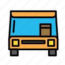 bus, school, transport, travel, trip