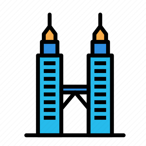 Tourism, twintowers, travel, vacation icon - Download on Iconfinder