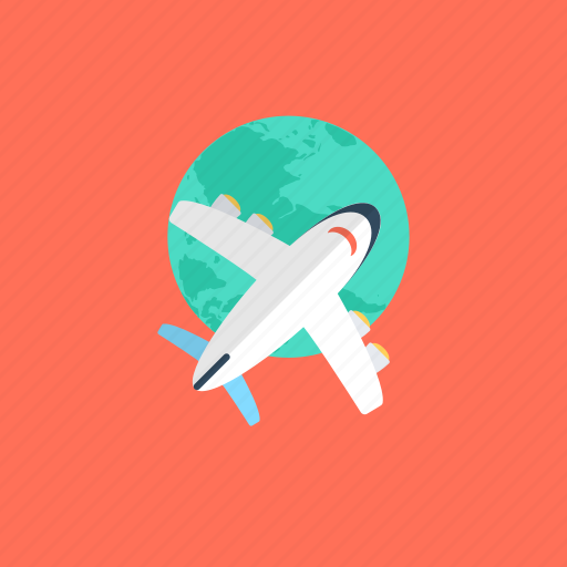 Aeroplane arrival, aircraft, airplane, jet flying, travel via plane icon - Download on Iconfinder