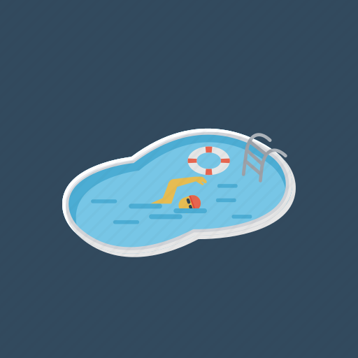 Outdoor swimming, pool, swimming, swimming pool, swimming pool water icon - Download on Iconfinder