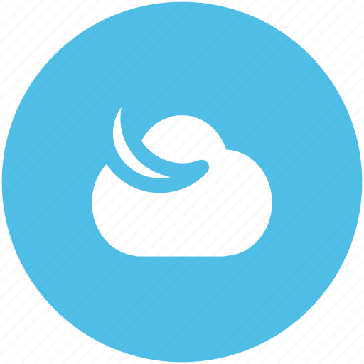 Cloud, moon, night, night time, puffy cloud, weather icon - Download on Iconfinder