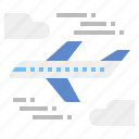 airplane, airport, flight, travel