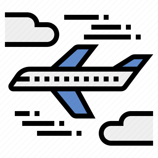 Airplane, airport, flight, travel icon - Download on Iconfinder