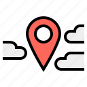 gps, location, map, pin, travel