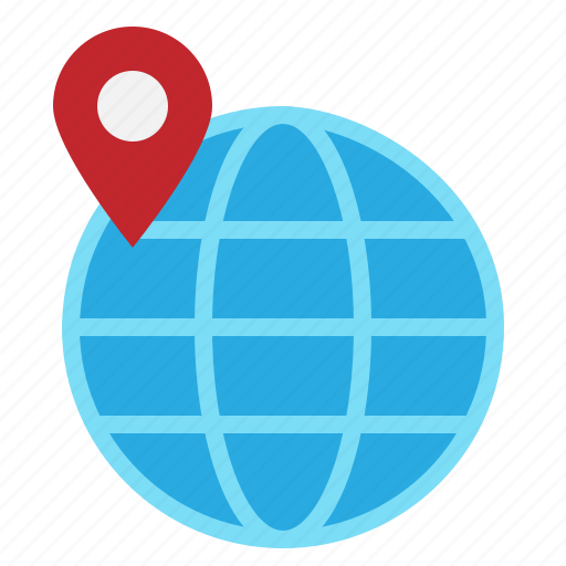 Globe, location, map, pin, world icon - Download on Iconfinder