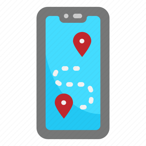 Gps, location, map, mobile, travel icon - Download on Iconfinder