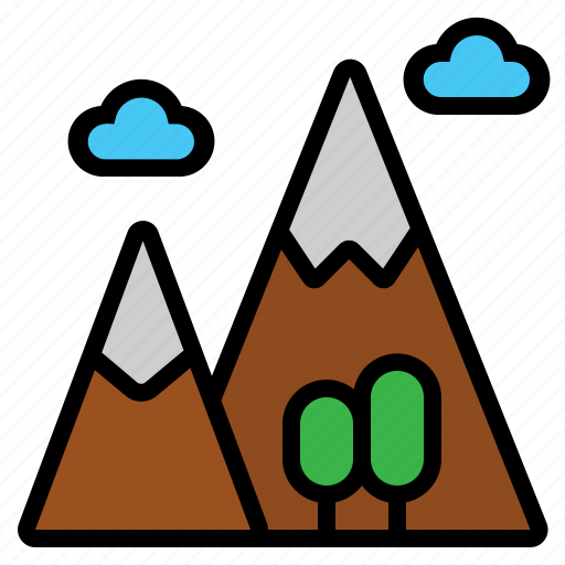 Landscape, mountains, nature, peak, travel icon - Download on Iconfinder