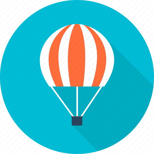 Travel, air, balloon, fly up, plane, vacation, watch icon - Download on Iconfinder