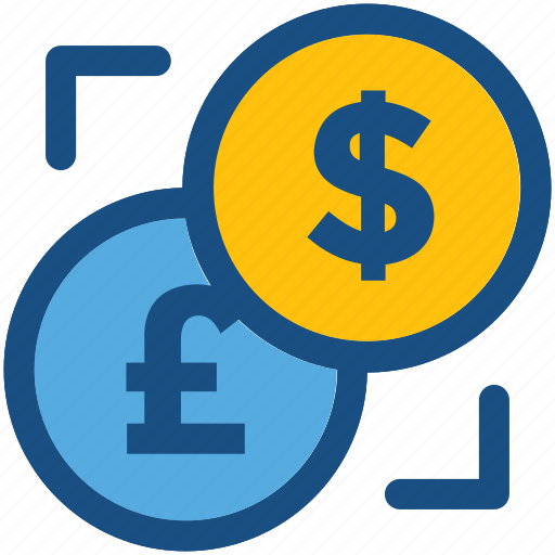 Currency exchange, dollar, foreign exchange, money exchange, pound icon - Download on Iconfinder