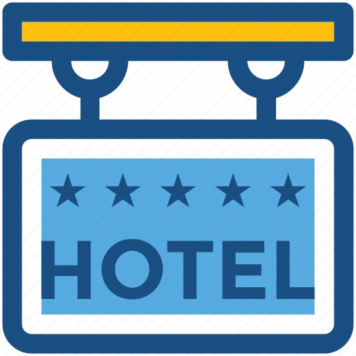 Hanging sign, hotel, hotel signboard, signboard, swing sign icon - Download on Iconfinder