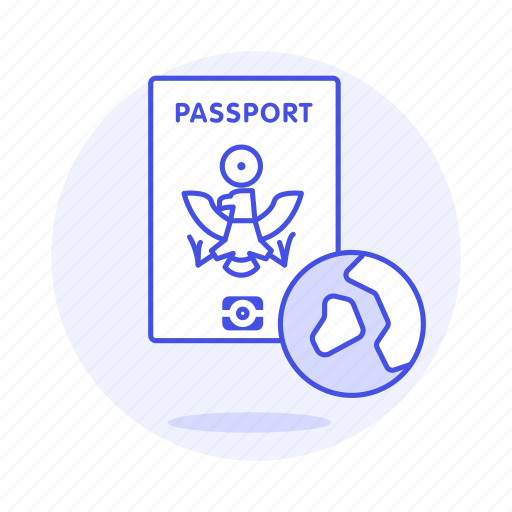 Abroad, close, globe, international, journey, overseas, passport icon - Download on Iconfinder