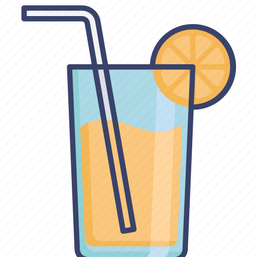 Beverage, cocktail, drink, glass, juice, straw icon - Download on Iconfinder