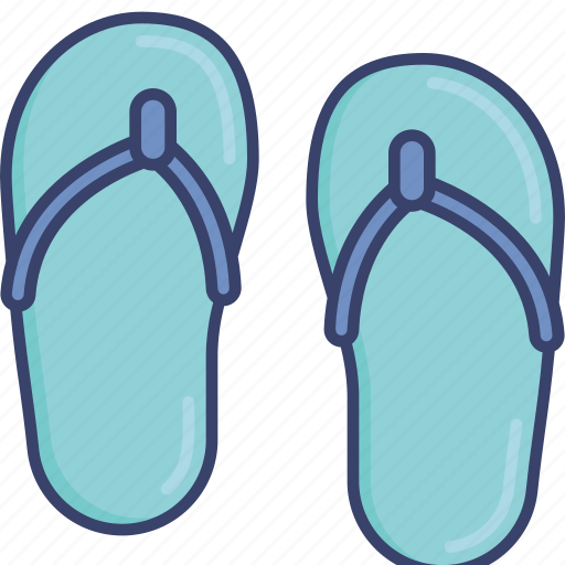 Footwear, holiday, shoes, slippers, travel, vacation icon - Download on Iconfinder