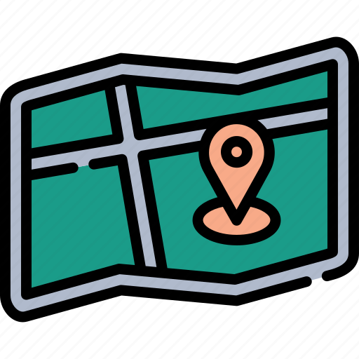 Map, travel, adventure, holiday, location, gps, direction icon - Download on Iconfinder