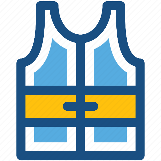 Cork jacket, jacket, life jacket, life vest, safety jacket icon - Download on Iconfinder