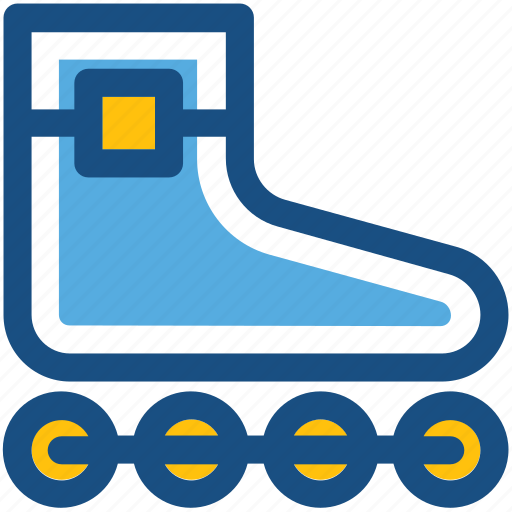 Inline skates, roller skates, skate shoes, skates, skating boot icon - Download on Iconfinder