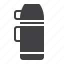 thermos, vacuum, flask, water