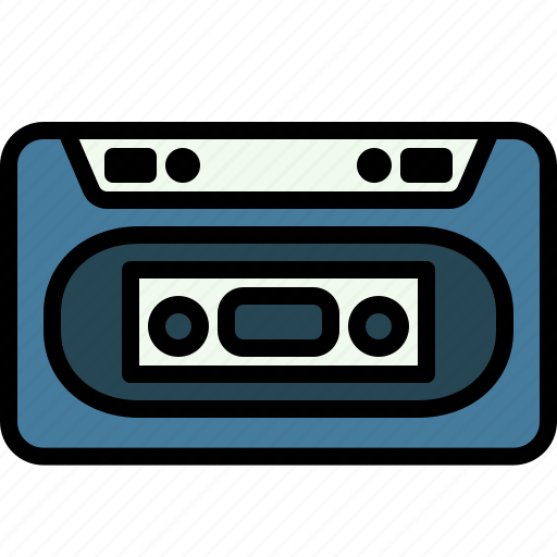 Cassette, music, multimedia, radio, tape, audio icon - Download on Iconfinder