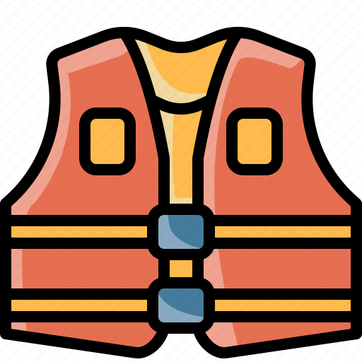Life, jacket, high, visibility, vest, lifesaver, equipment icon - Download on Iconfinder