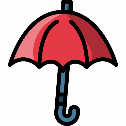 Parasol, umbrella, sunshade, sun, summertime, weather, summer icon - Download on Iconfinder