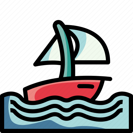 Sailing, transportation, sail, yacht, ship, boat, transport icon - Download on Iconfinder