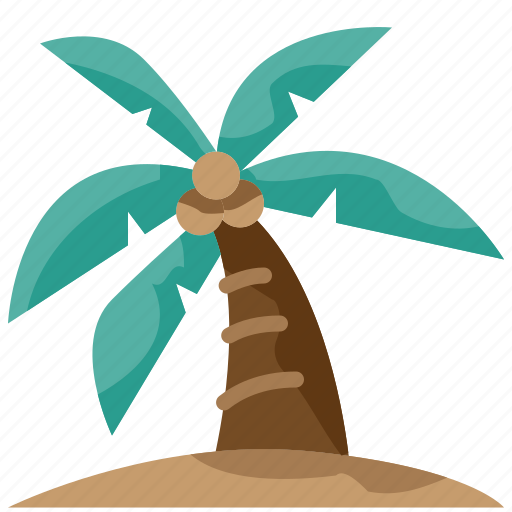 Coconut, tree, tropical, palm, forest, nature icon - Download on Iconfinder
