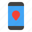 navigation, location, map, pin, gps, smartphone, mobile 