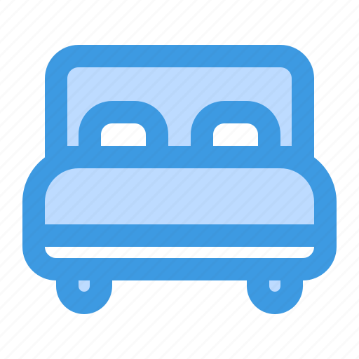Double, bed, bedroom, sleep, rest, room, hotel icon - Download on Iconfinder