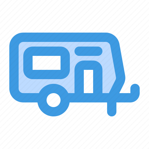 Caravan, wagon, transportation, vehicle, van, truck, travel icon - Download on Iconfinder