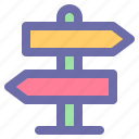 direction, sign, traffic, travel, guidepost