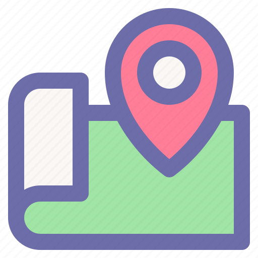 Map, travel, direction, navigation, location icon - Download on Iconfinder