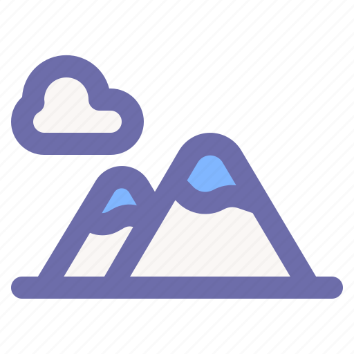 Mountain, nature, adventure, hill, travel icon - Download on Iconfinder