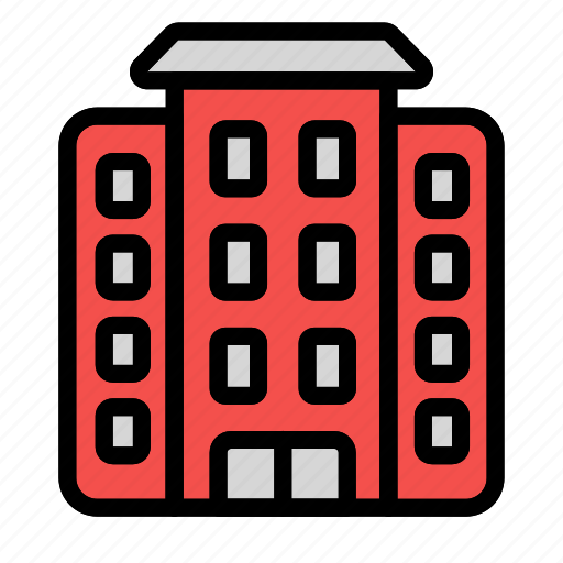 Hotel, building, construction, house, property icon - Download on Iconfinder