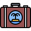 island, palm, tree, case, tour, travel, agency 