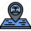 island, palm, tree, water, location, map, pin, tour, travel 