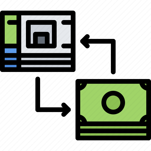Currency, exchange, money, arrow, purchase, tour, travel icon - Download on Iconfinder
