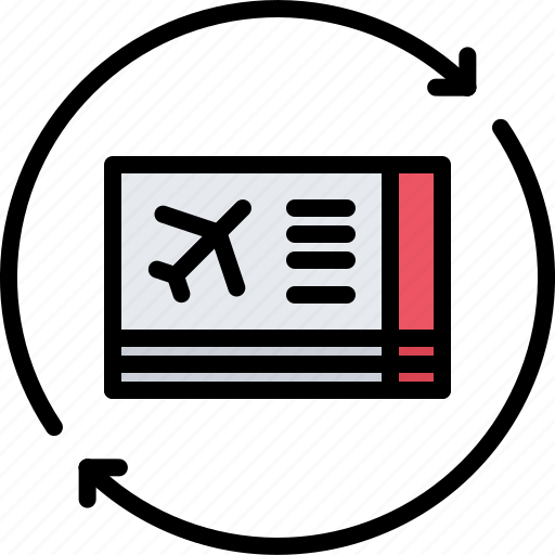 Tickets, airport, plane, exchange, tour, travel, agency icon - Download on Iconfinder