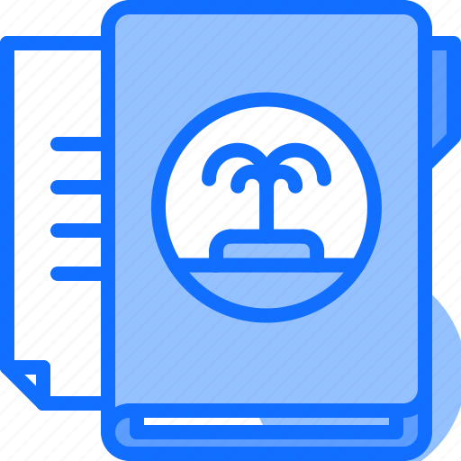 Island, palm, tree, folder, file, document, tour icon - Download on Iconfinder