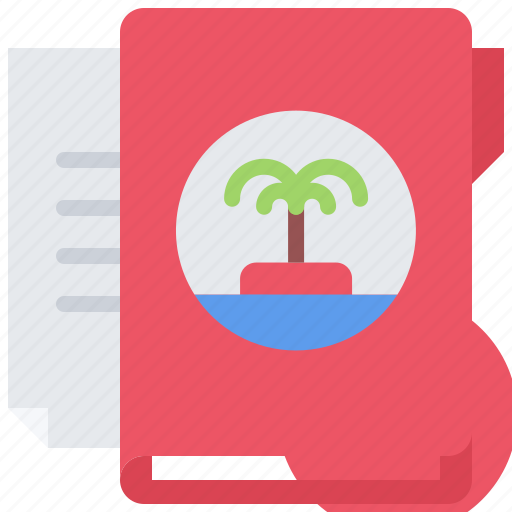 Island, palm, tree, folder, file, document, tour icon - Download on Iconfinder