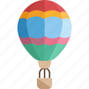 balloon, air, airship, fly, travel