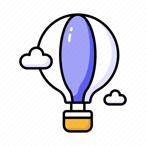 Hot, air, balloon, adventure, flight, exploration, transport icon - Download on Iconfinder