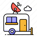 caravan, campervan, vanity, vehicle, van, traveling, auto