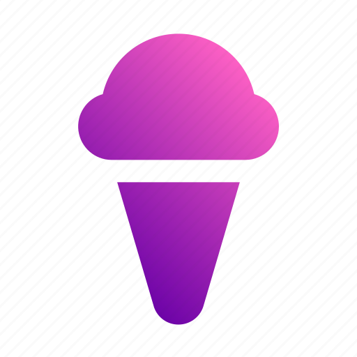 Ice, cream, cone, summer, dessert, sweet icon - Download on Iconfinder