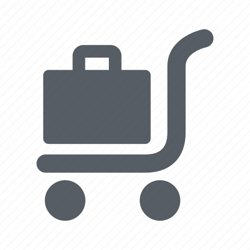 Cart, hotel, luggage, suitcase, travel icon - Download on Iconfinder