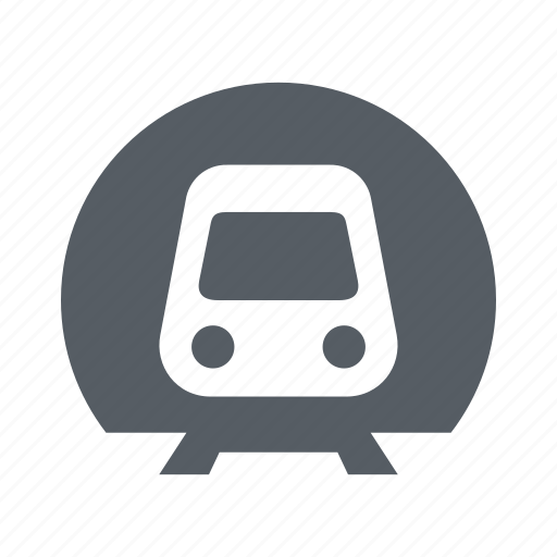 Metro, subway, train, transportation, tunnel icon - Download on Iconfinder