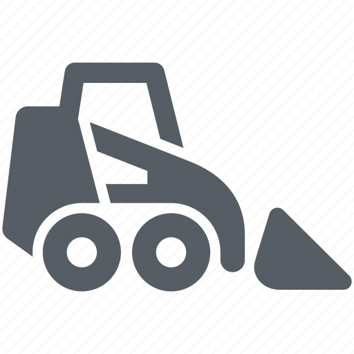 Bulldozer, industry, machinery, roadwork, small, transportation icon - Download on Iconfinder