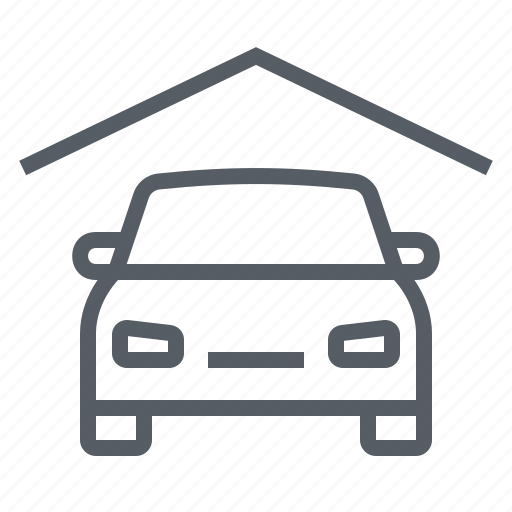 Car, carport, garage, home, transportation icon - Download on Iconfinder